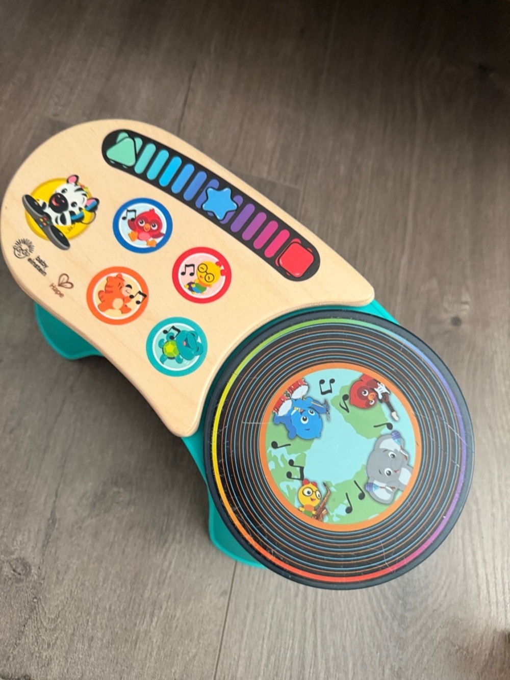 Teal Musical Activity DJ for Kids - Interactive Tap & Sound Play